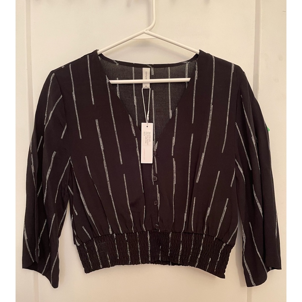 Gentle Fawn Cropped Blouse